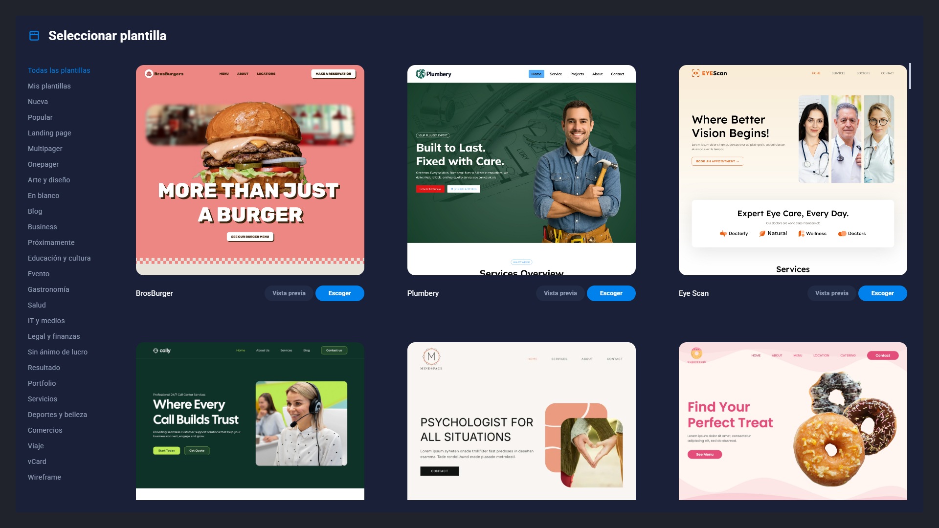 Plantillas listas para personalizar